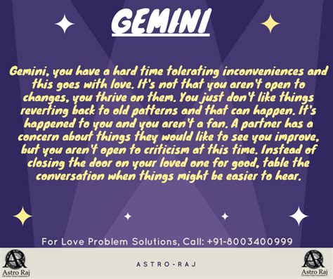 Gemini Horoscope for Tomorrow .